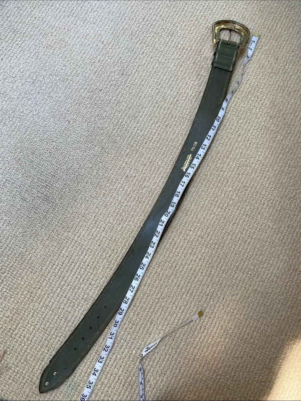 Doppia Vita Leather Belt from Italy